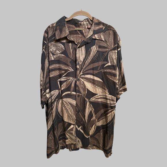 Cubavera Men's Short Sleeve Button-Up Tropical Shirt Latin Caribbean Flair XXL - Picture 1 of 8